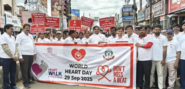 ప్రపంచ గుండె దినోత్సవ ర్యాలీ ప్రారంభించిన ఎస్పీ సునీల్ షేరాన్